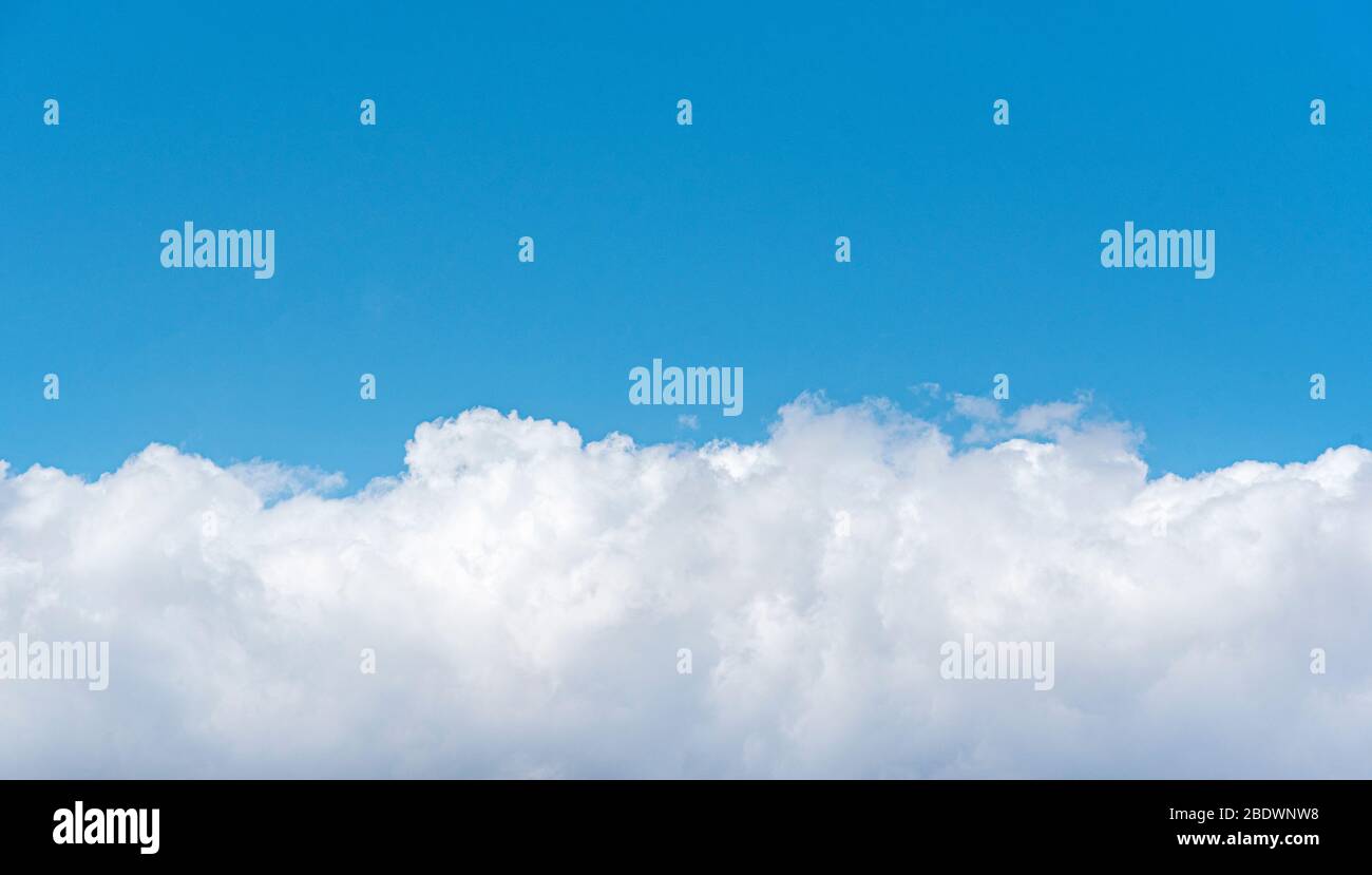 Blue Sky and Clouds, sky background Stock Photo