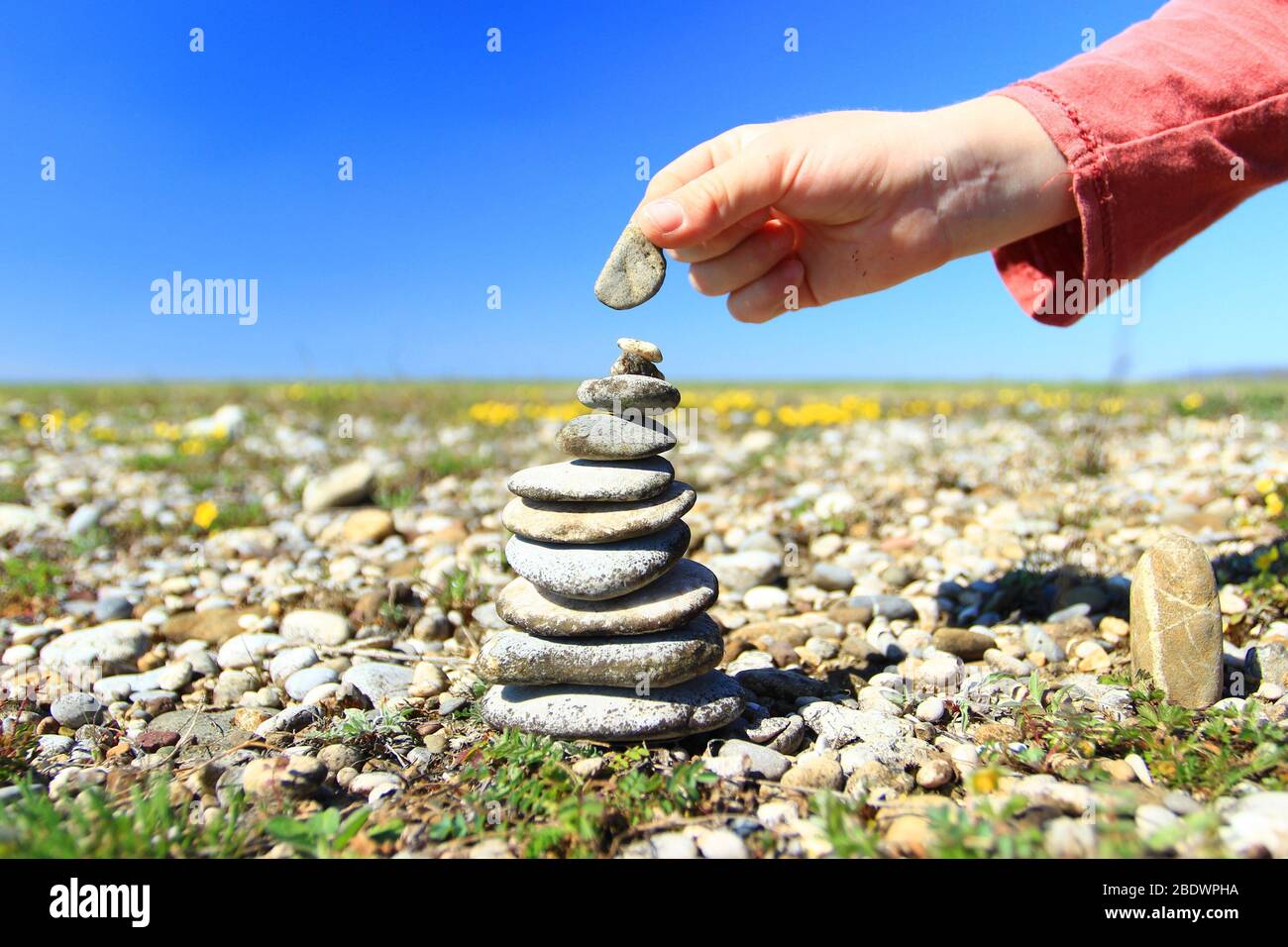 Balancing rock garden hi-res stock photography and images - Alamy