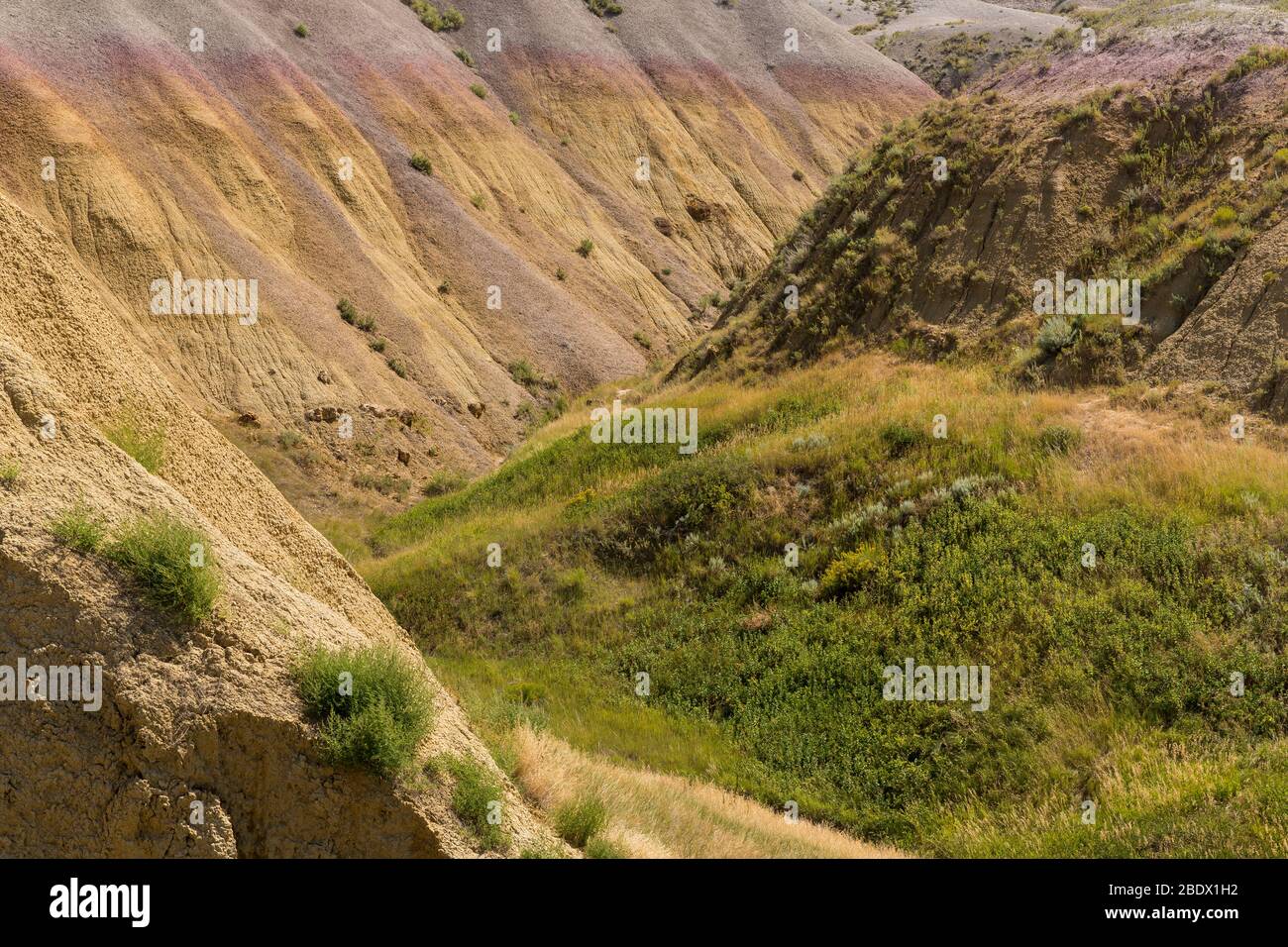 Badlands Scenic Landscape Stock Photo