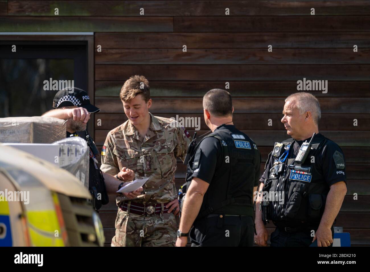 Brentwood Essex, UK. 10th Apr, 2020. NHS Personal Protective Equipment