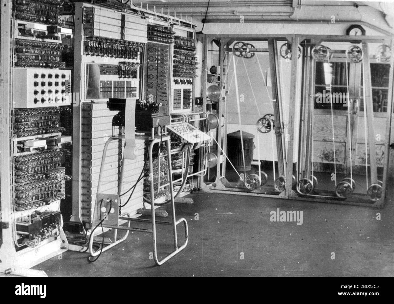 Colossus, Bletchley Park, 1940s Stock Photo