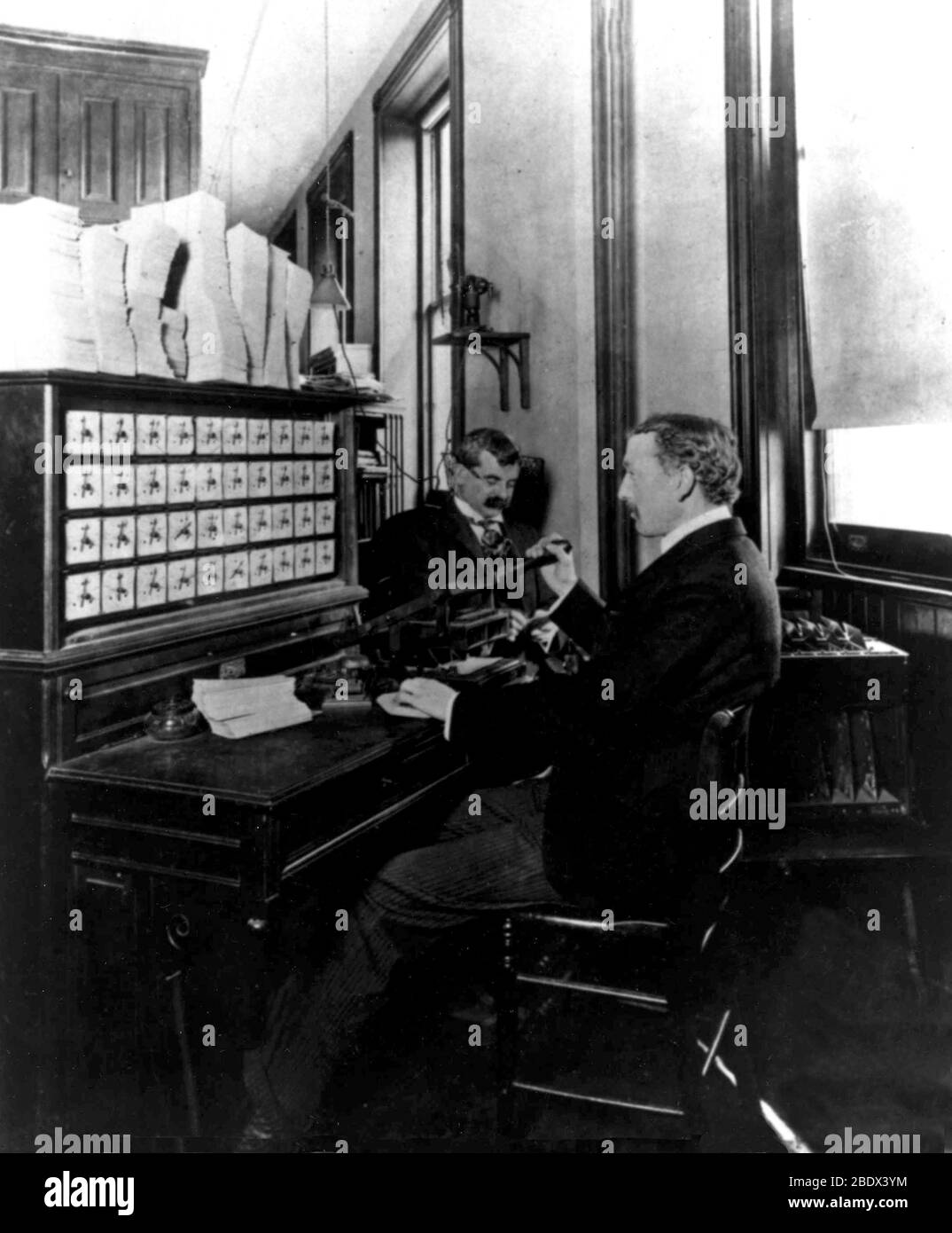 Herman Hollerith Tabulating System, 1904 Stock Photo