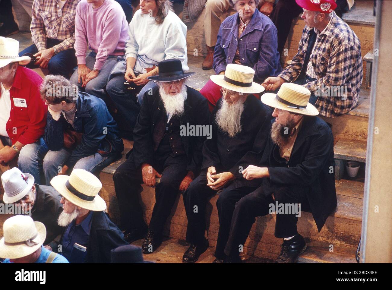 Amish men Stock Photo