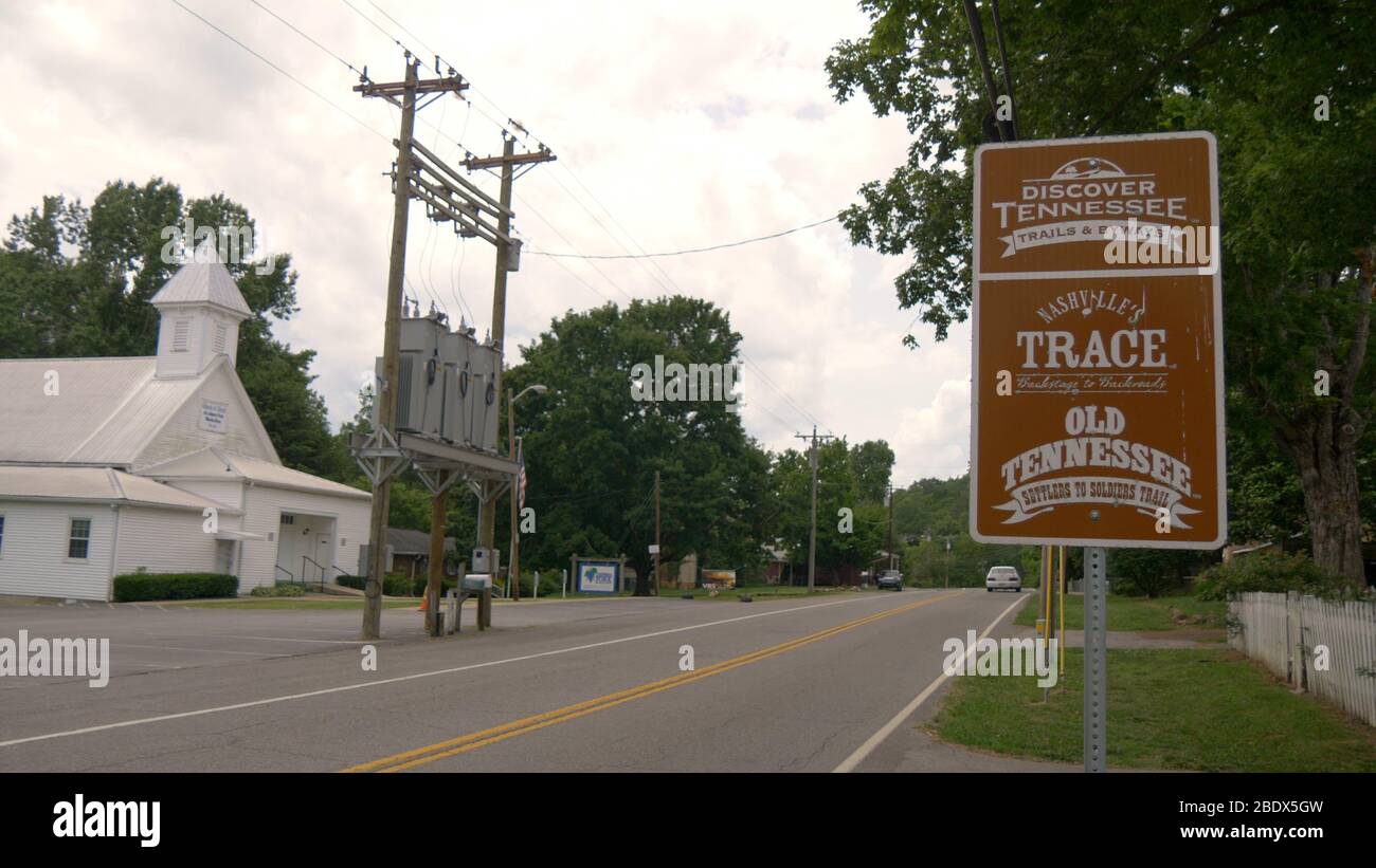 Nashvilles Trace in Tennessee - LEIPERS FORK, UNITED STATES - JUNE 17, 2019 Stock Photo