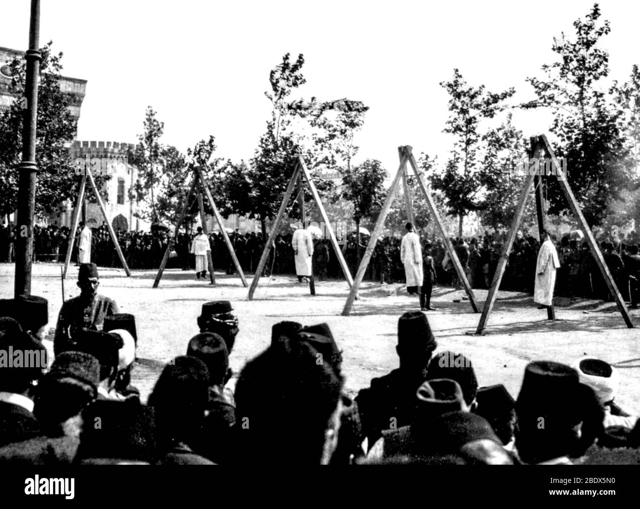 Armenian Genocide, The 20 Martyrs, 1915 Stock Photo