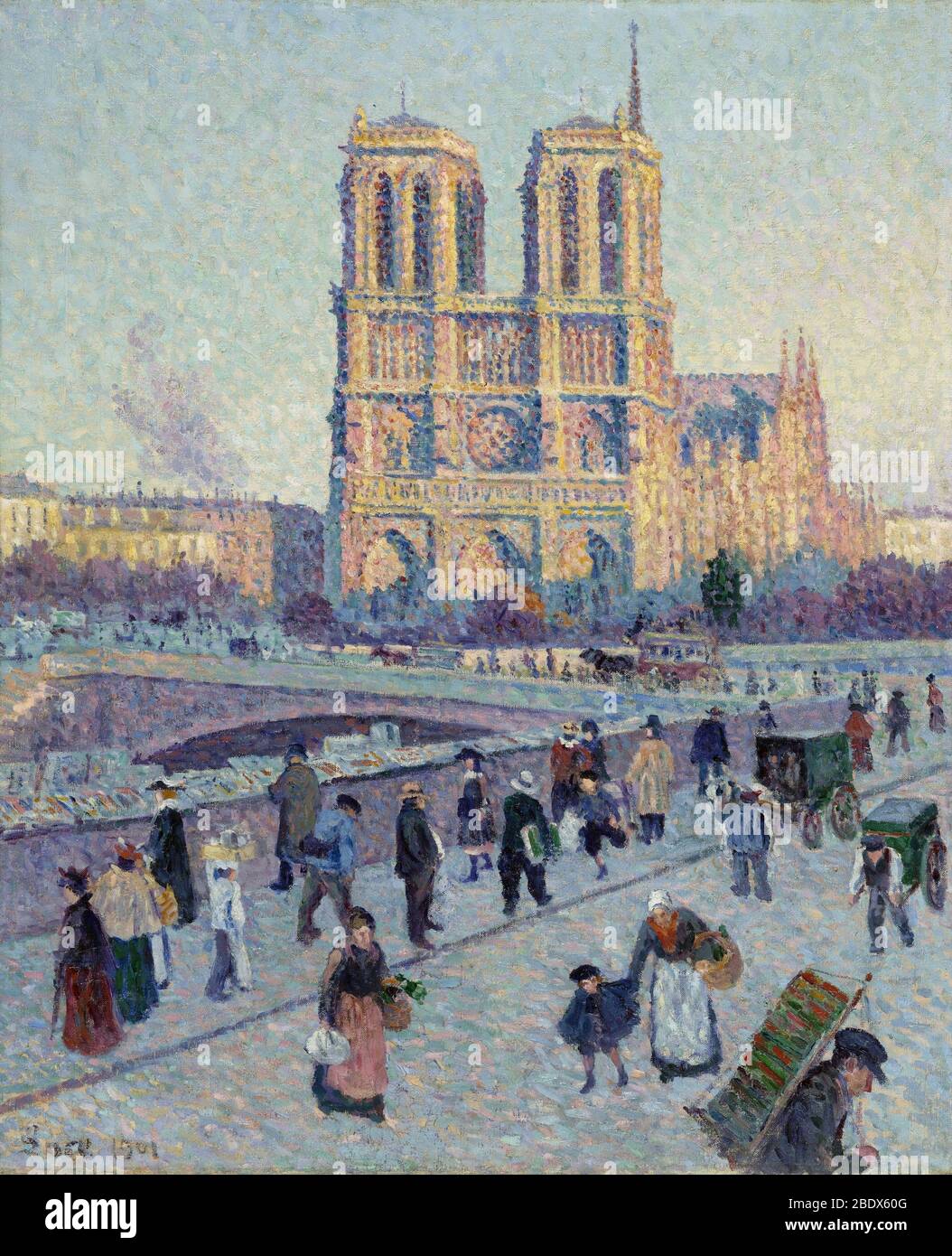 Notre-Dame de Paris, 1901 Stock Photo