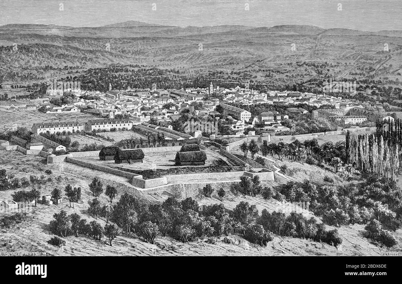 North Africa, Tlemcen, 19th Century Stock Photo