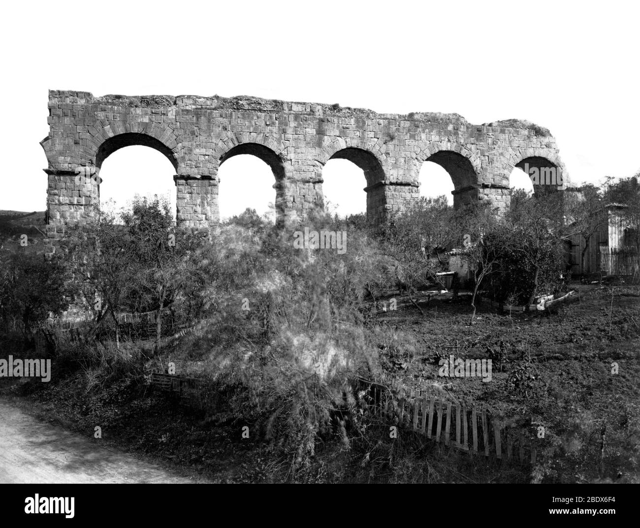 North Africa, Constantine, Roman Aqueduct, 1899 Stock Photo