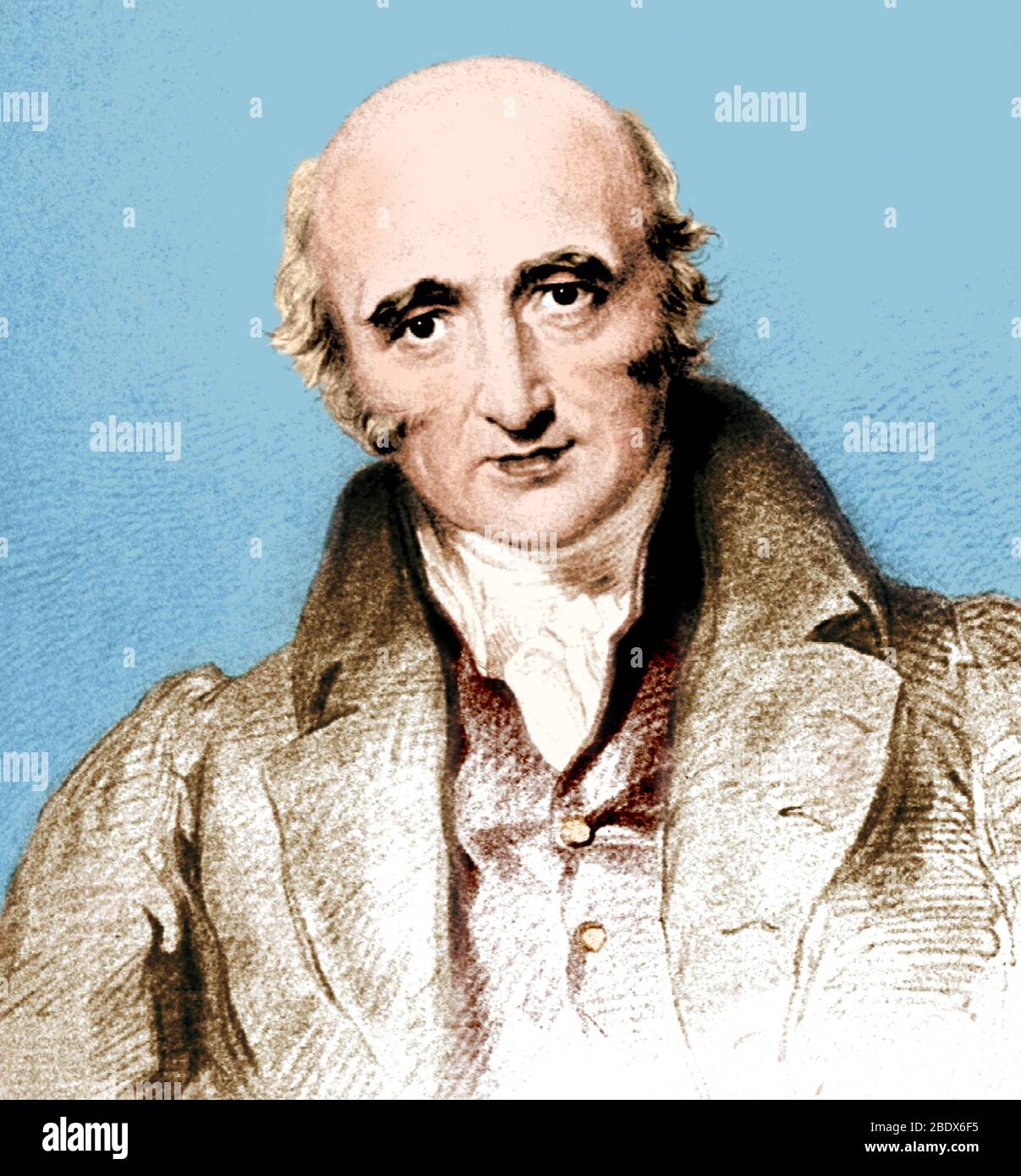 William Hyde Wollaston, English Chemist and Physicist Stock Photo