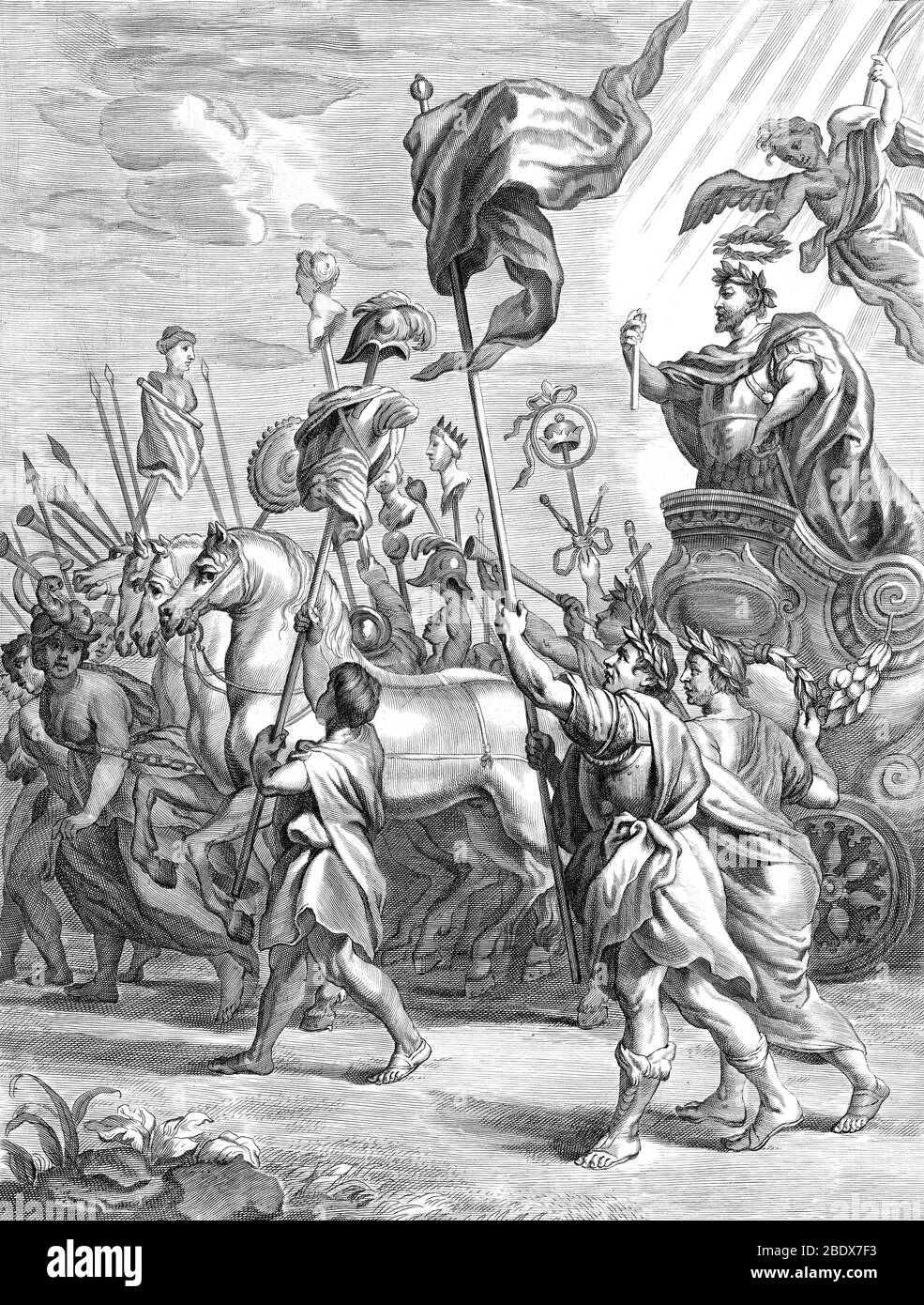 Triumph of Scipio Africanus, 3rd Century BC Stock Photo
