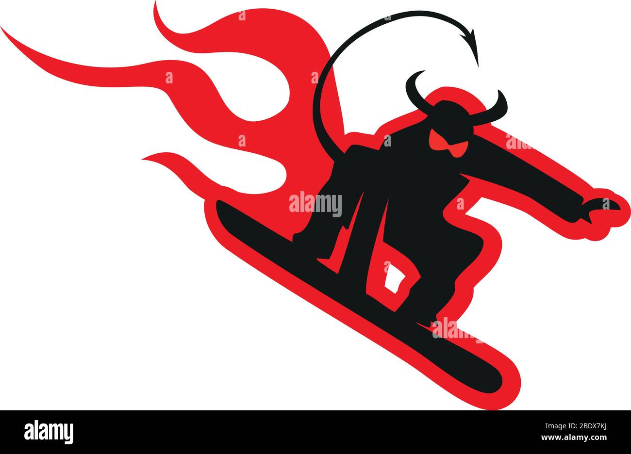 Snowboard logo symbol isolated on white background Stock Vector Image & Art  - Alamy