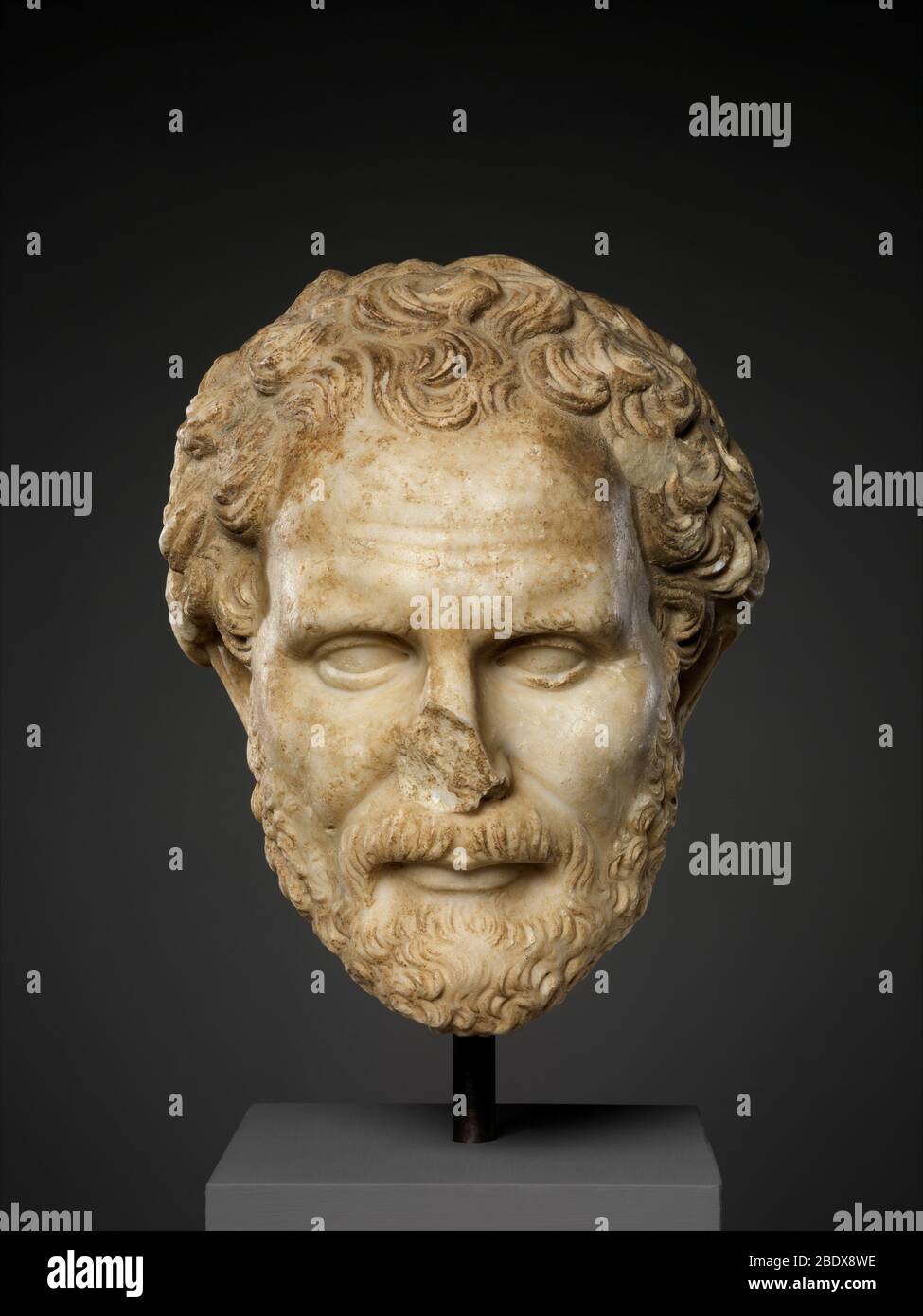 Demosthenes, Ancient Greek Orator Stock Photo