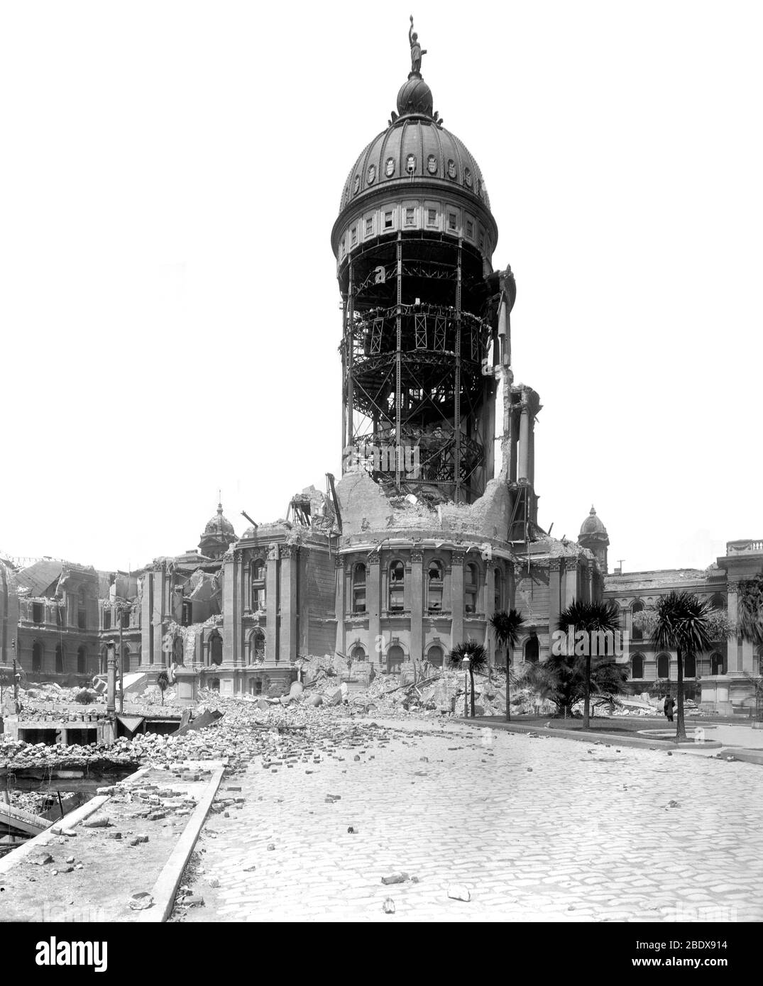 San Francisco Earthquake, 1906 Stock Photo