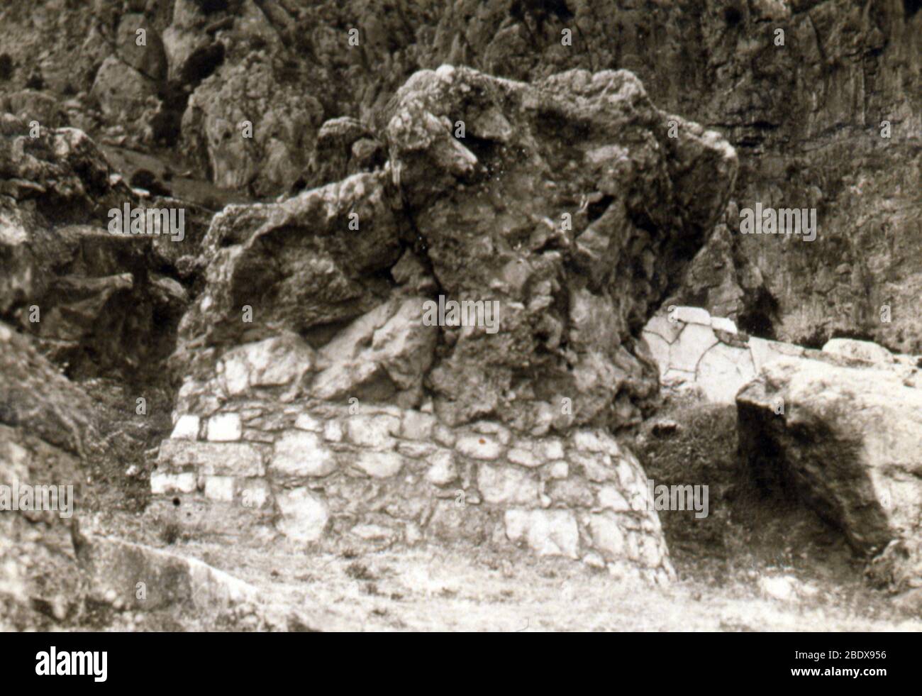 Sybil Rock, Oracle of Delphi Stock Photo
