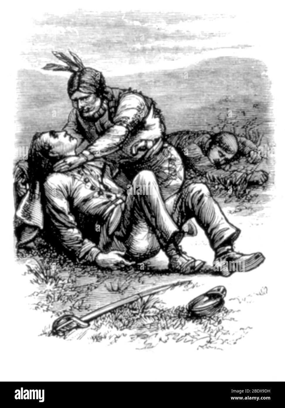 Nez Perce War, 1877 Stock Photo