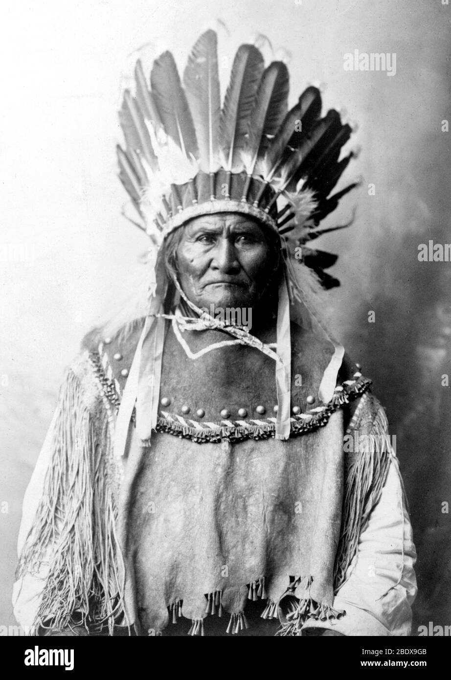 Geronimo Apache Leader Stock Photo Alamy