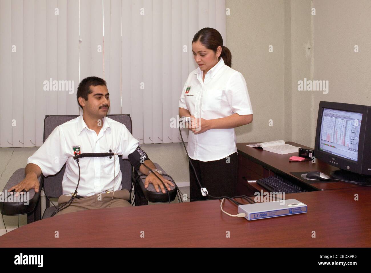 Polygraph Stock Photo