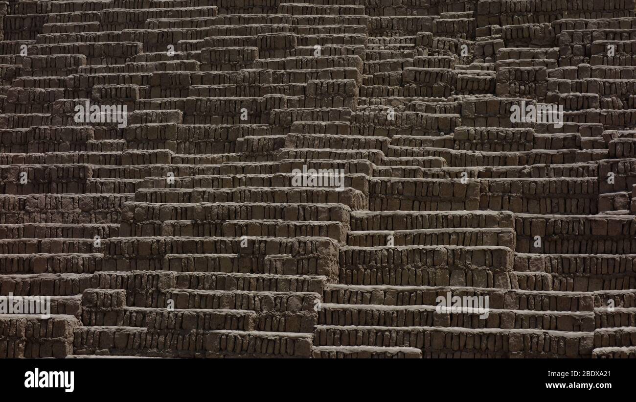 Huaca Pucllana in Lima Stock Photo