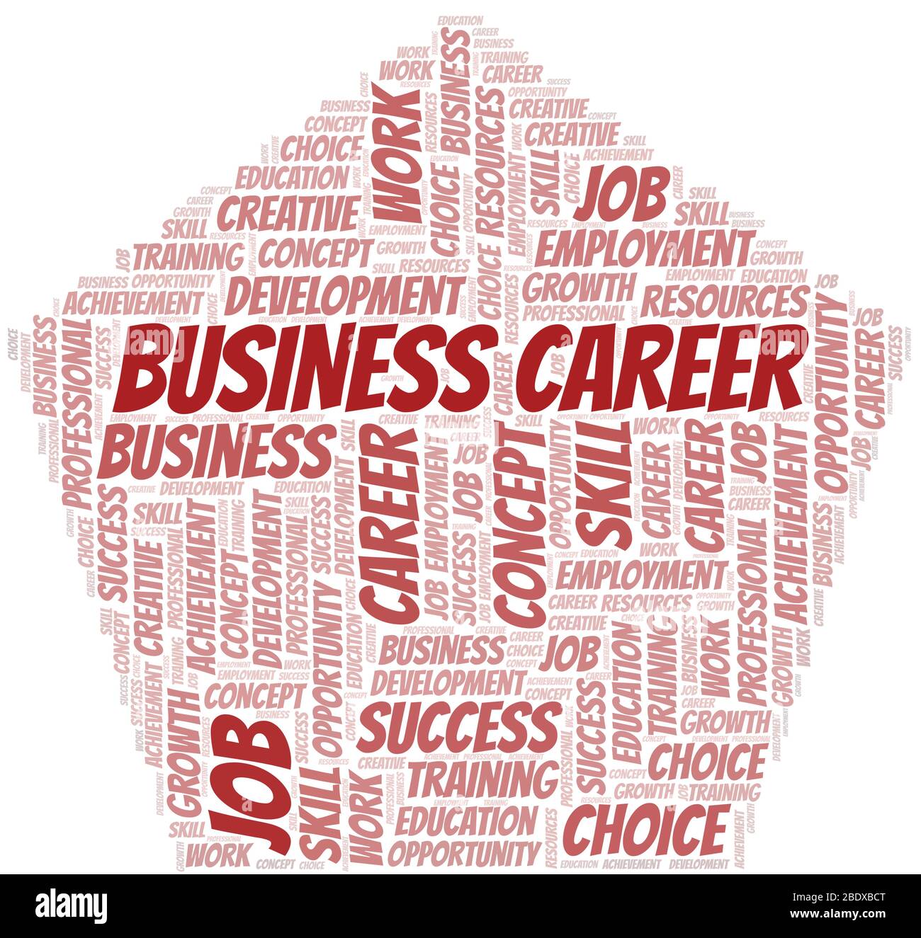 Business Career typography vector word cloud. Wordcloud collage made with  the text only Stock Vector Image & Art - Alamy