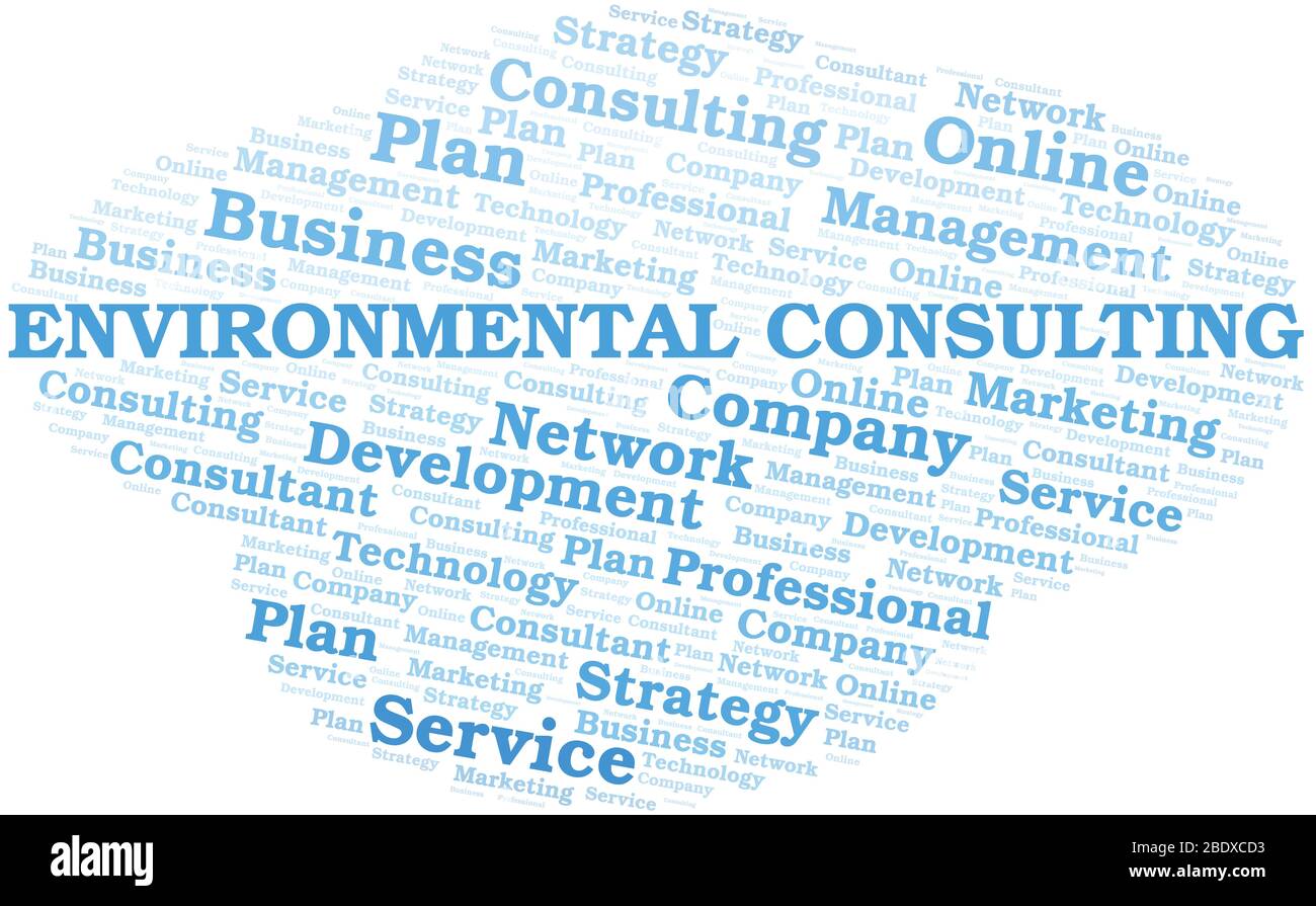 Environmental Consulting typography vector word cloud. Wordcloud ...