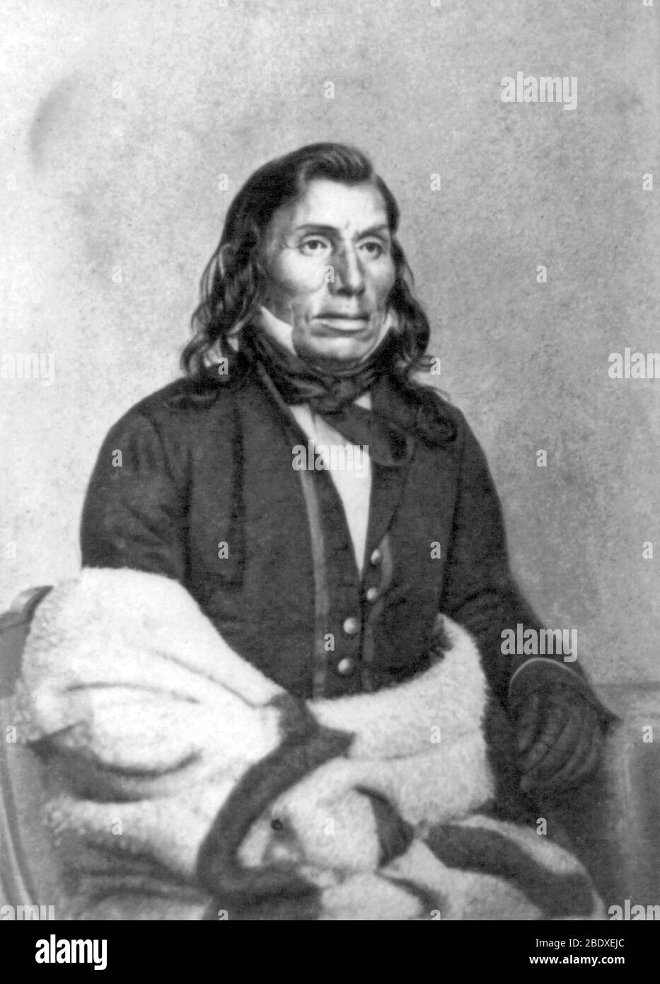 Little Crow, Dakota Indian Chief Stock Photo