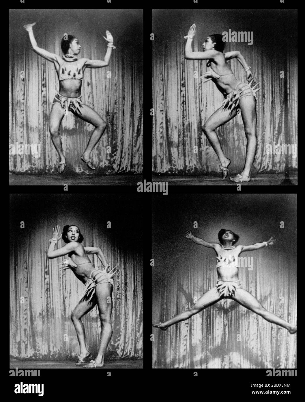 Josephine Baker, American Entertainer Stock Photo