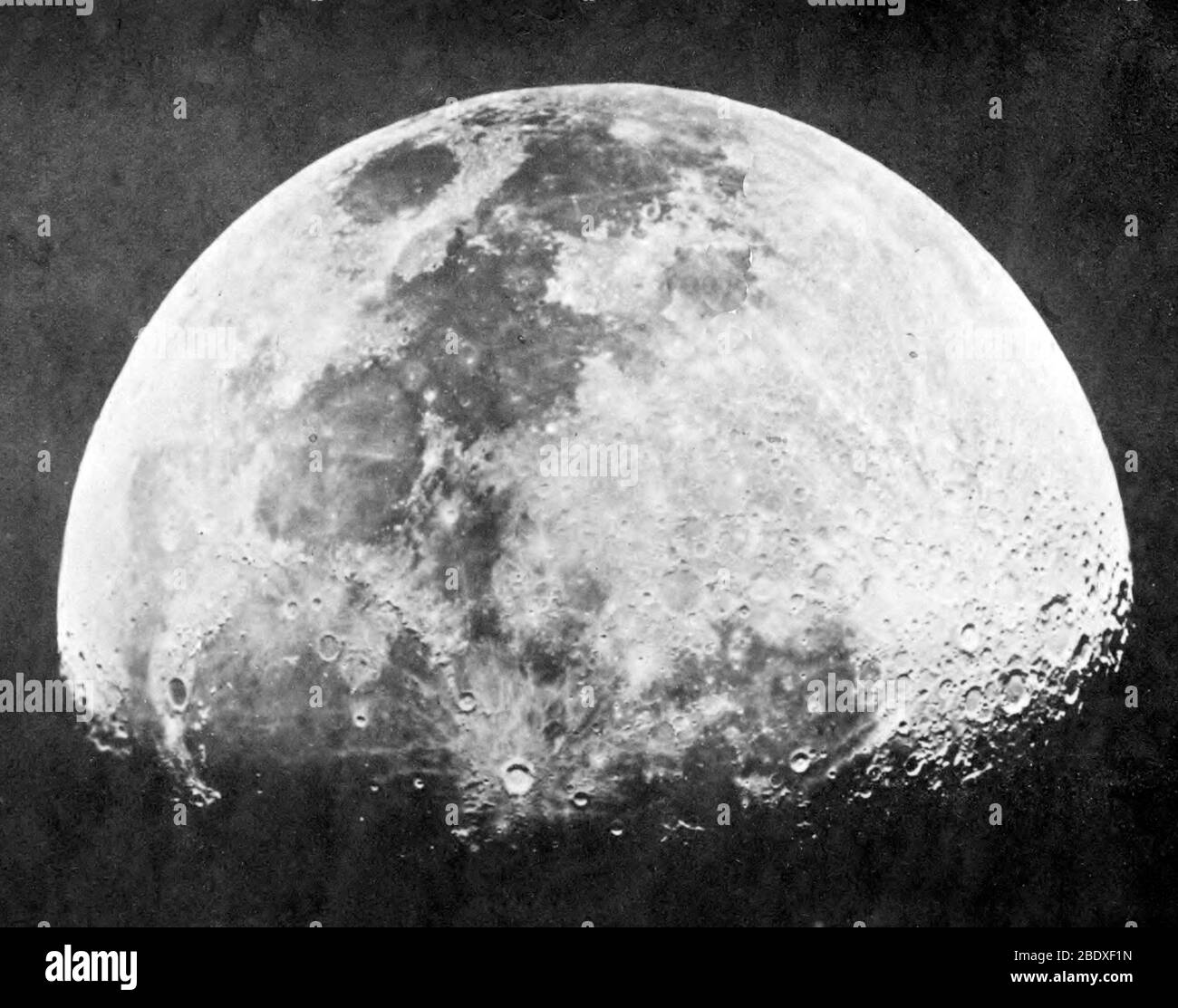 Lewis Rutherfurd, Moon, 1873 Stock Photo