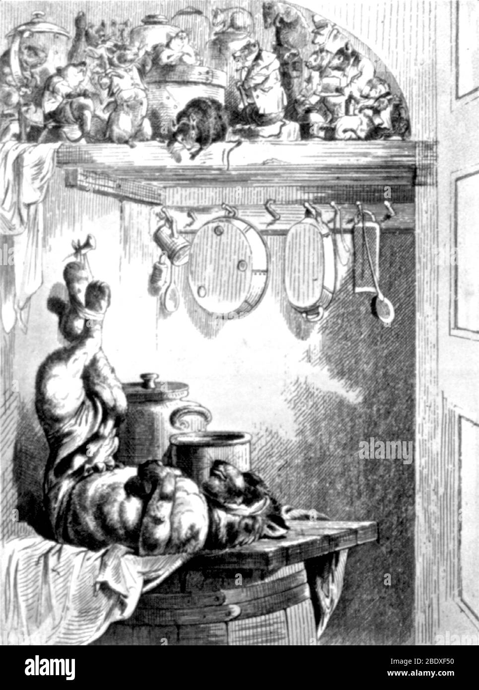 'Sweet Revenge', 1868 Stock Photo