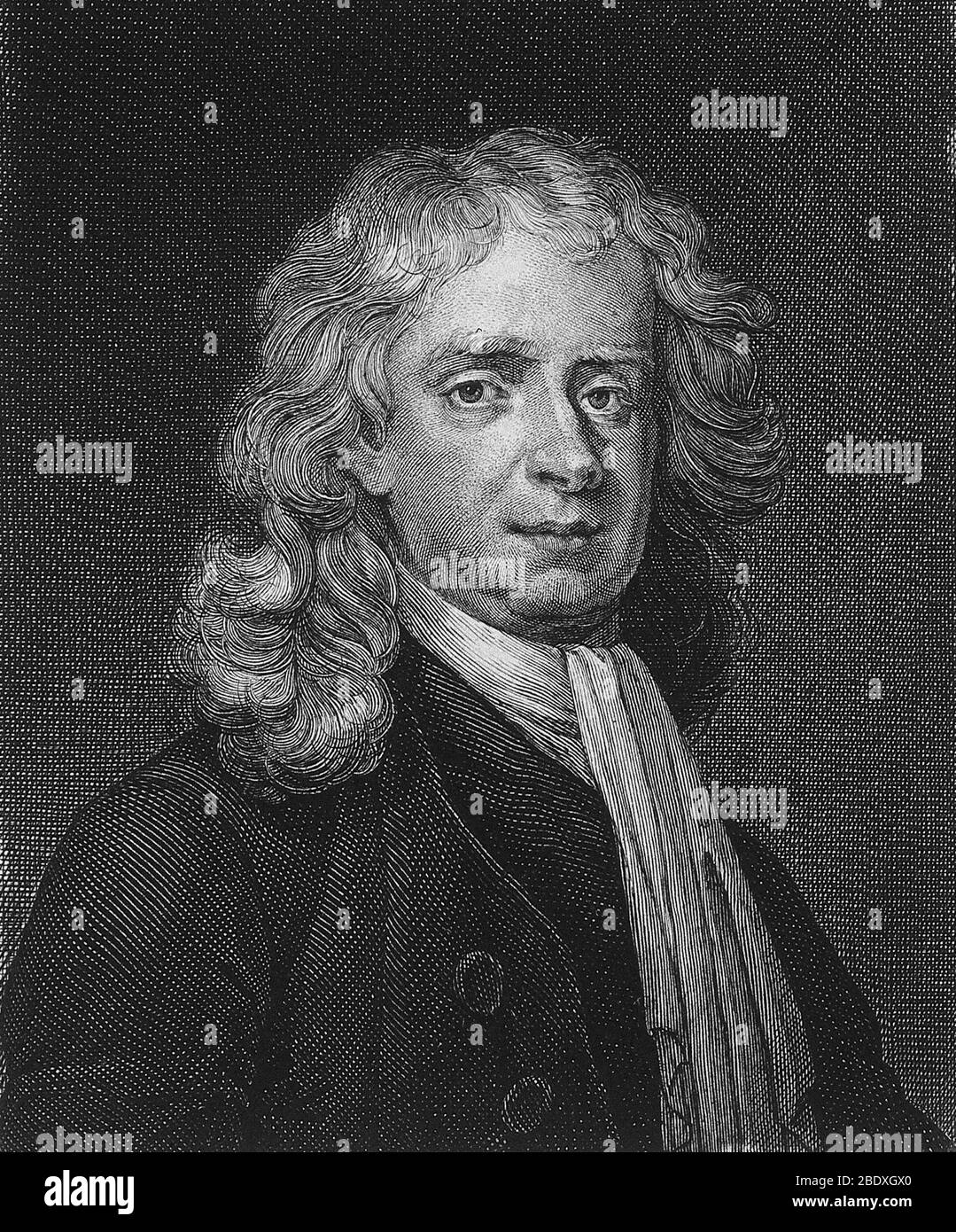 Isaac Newton, English Physicist Stock Photo