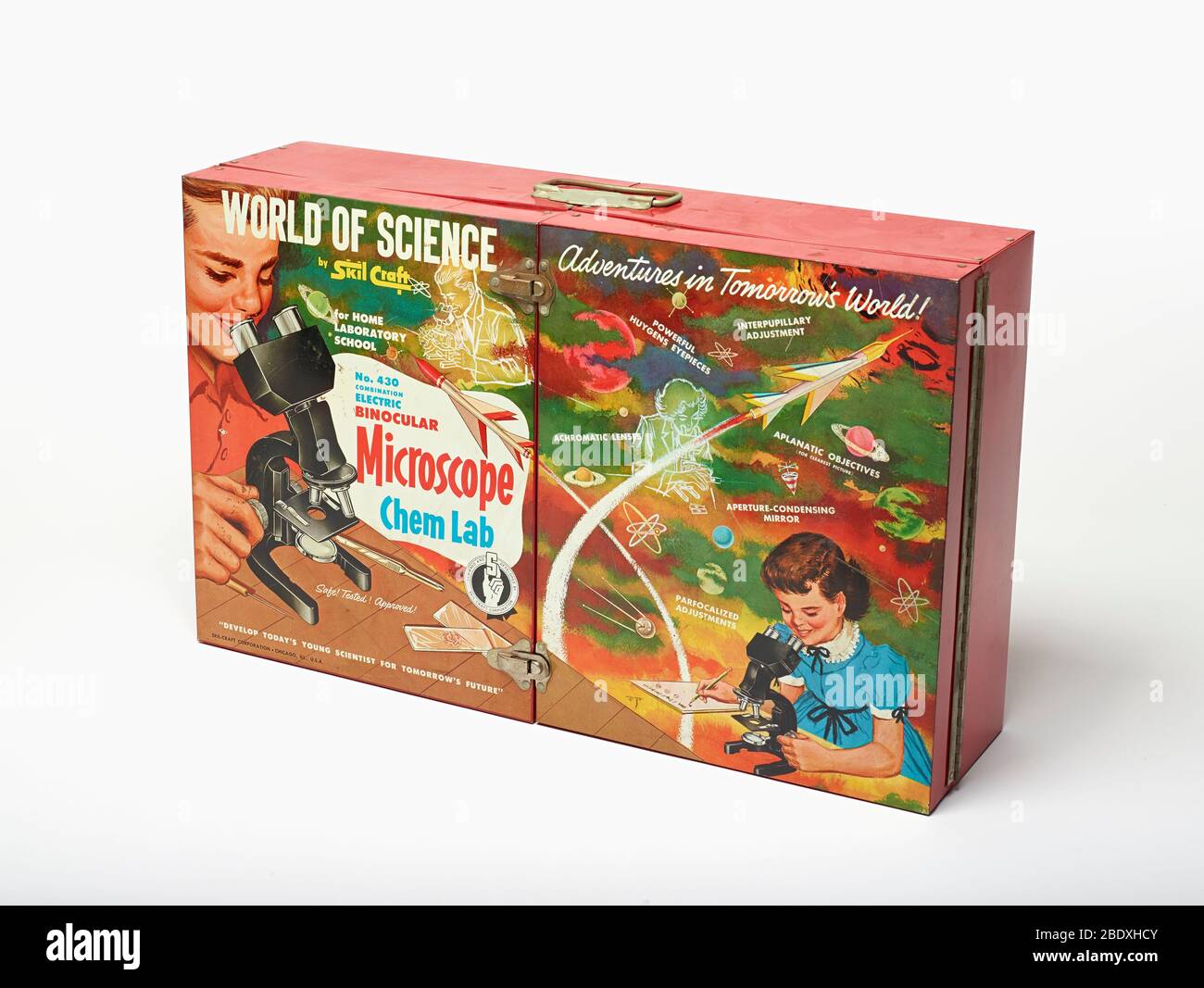 SkilCraft Microscope Chemistry Set, 1960s Stock Photo Alamy