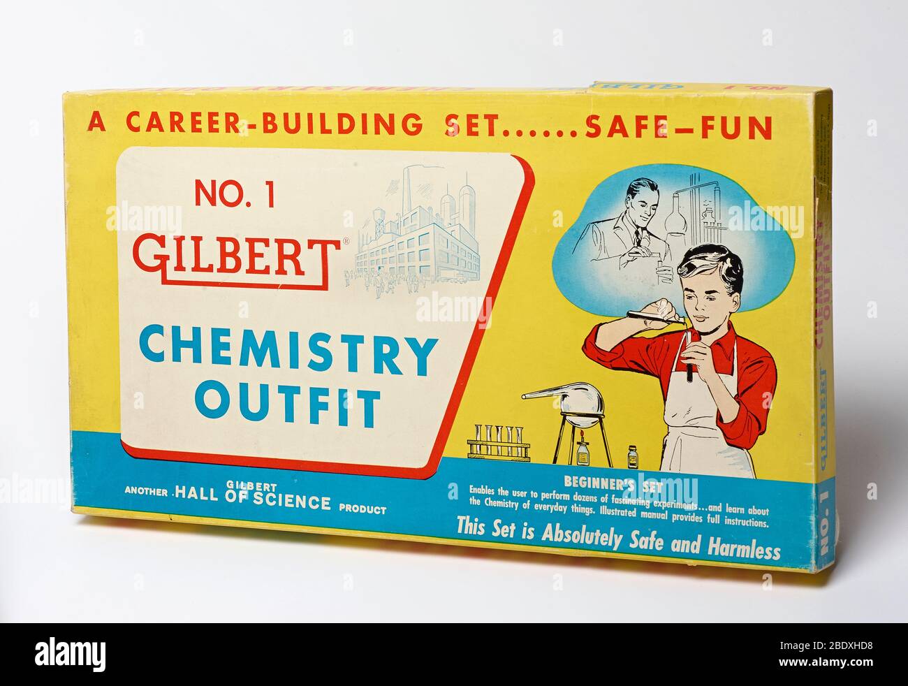Gilbert Chemistry Set, 1954 Stock Photo