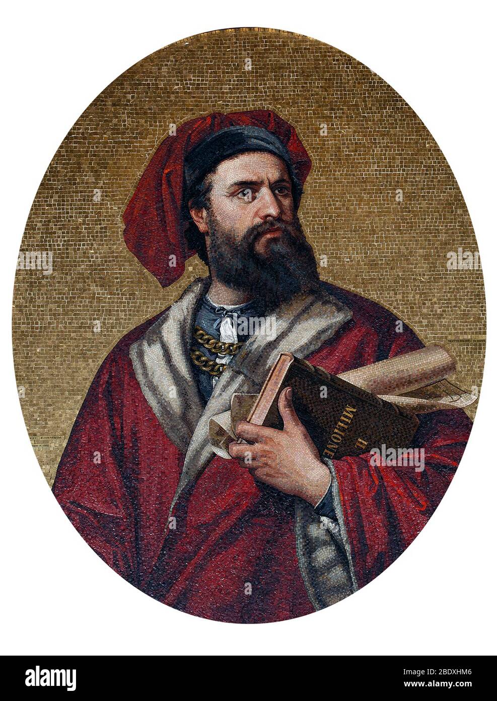 Marco Polo, Italian Merchant and Explorer Stock Photo
