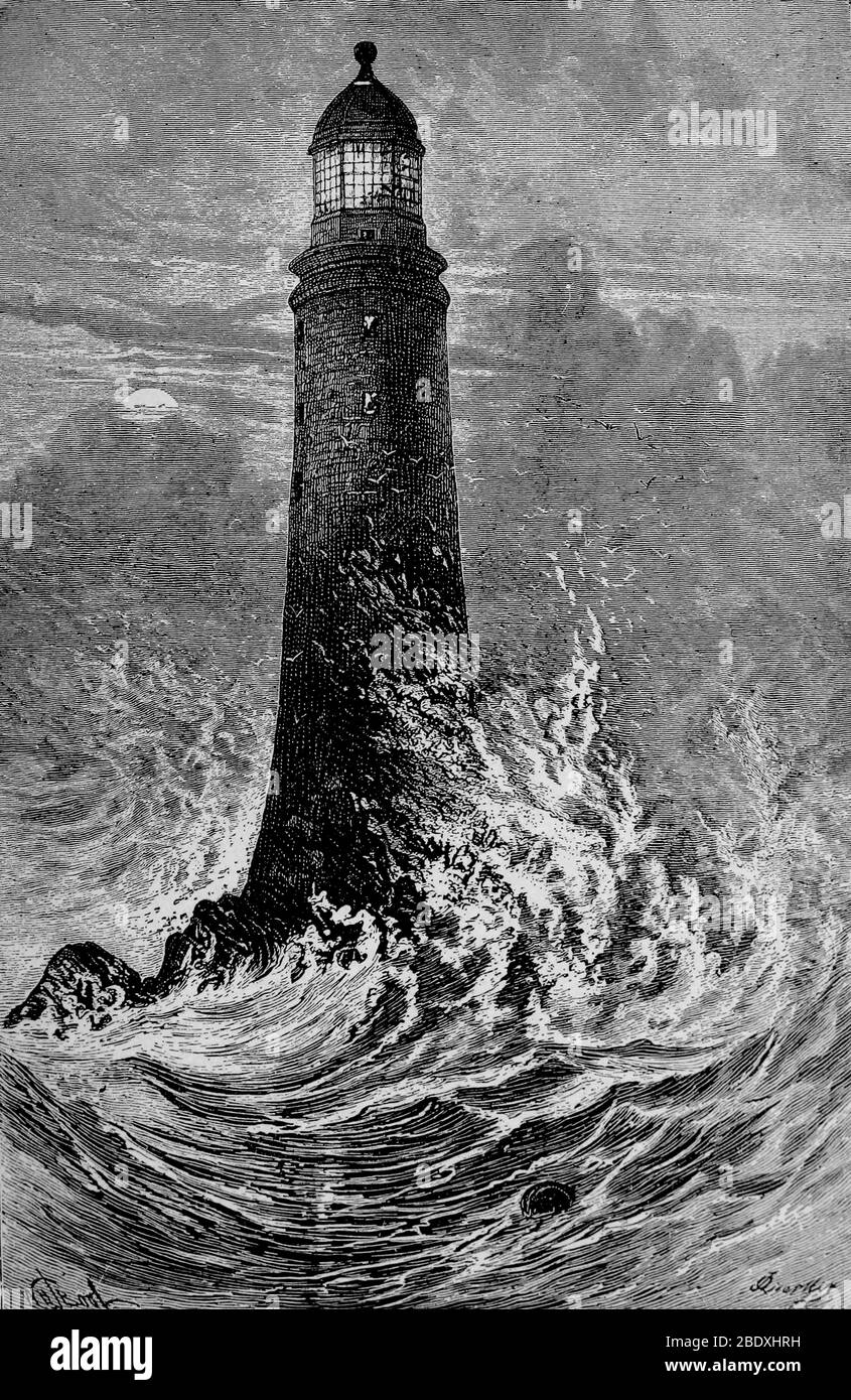 18th century lighthouse Black and White Stock Photos & Images Alamy