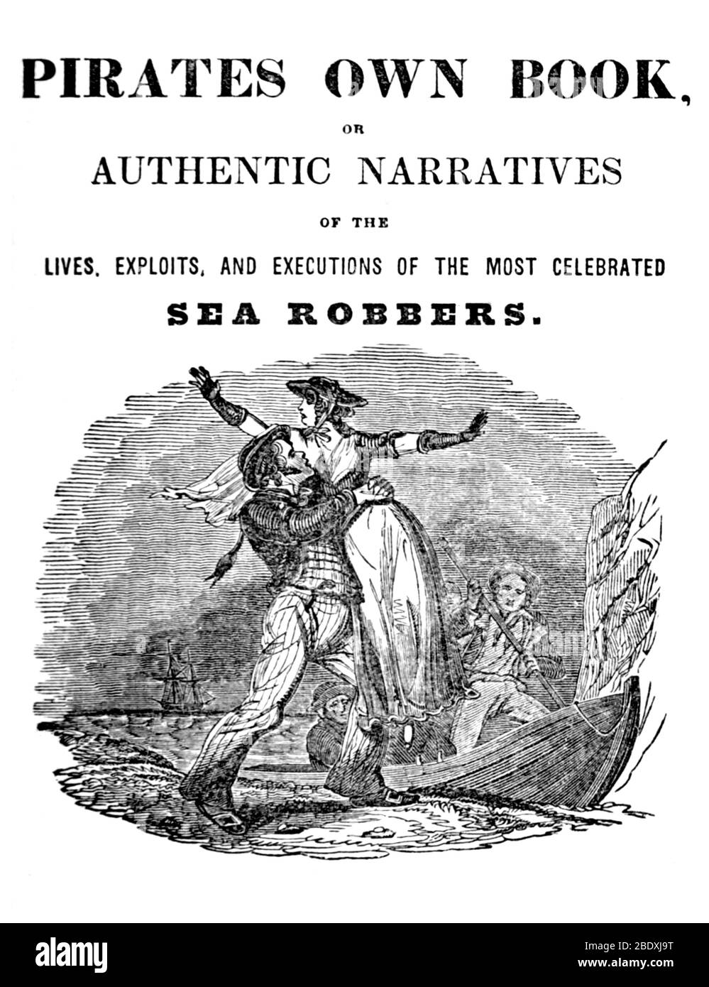 Pirates Own Book, 1837 Stock Photo