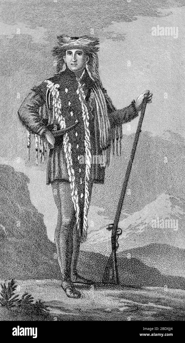 Meriwether Lewis, American Explorer Stock Photo