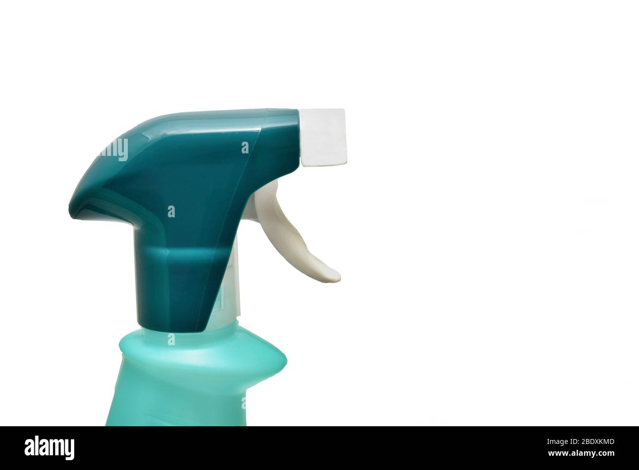 Closeup of plastic green nozzle head isolated on white background Stock Photo Alamy