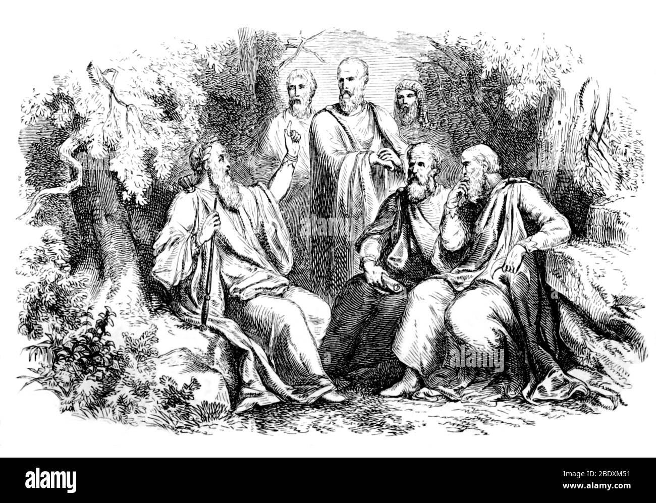 Druids and Archdruids Stock Photo