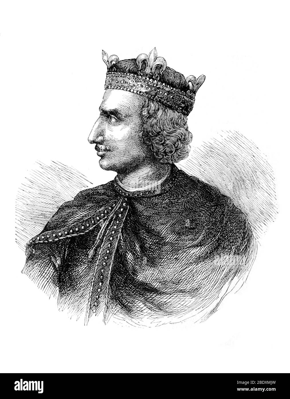 Henry I, King of England Stock Photo