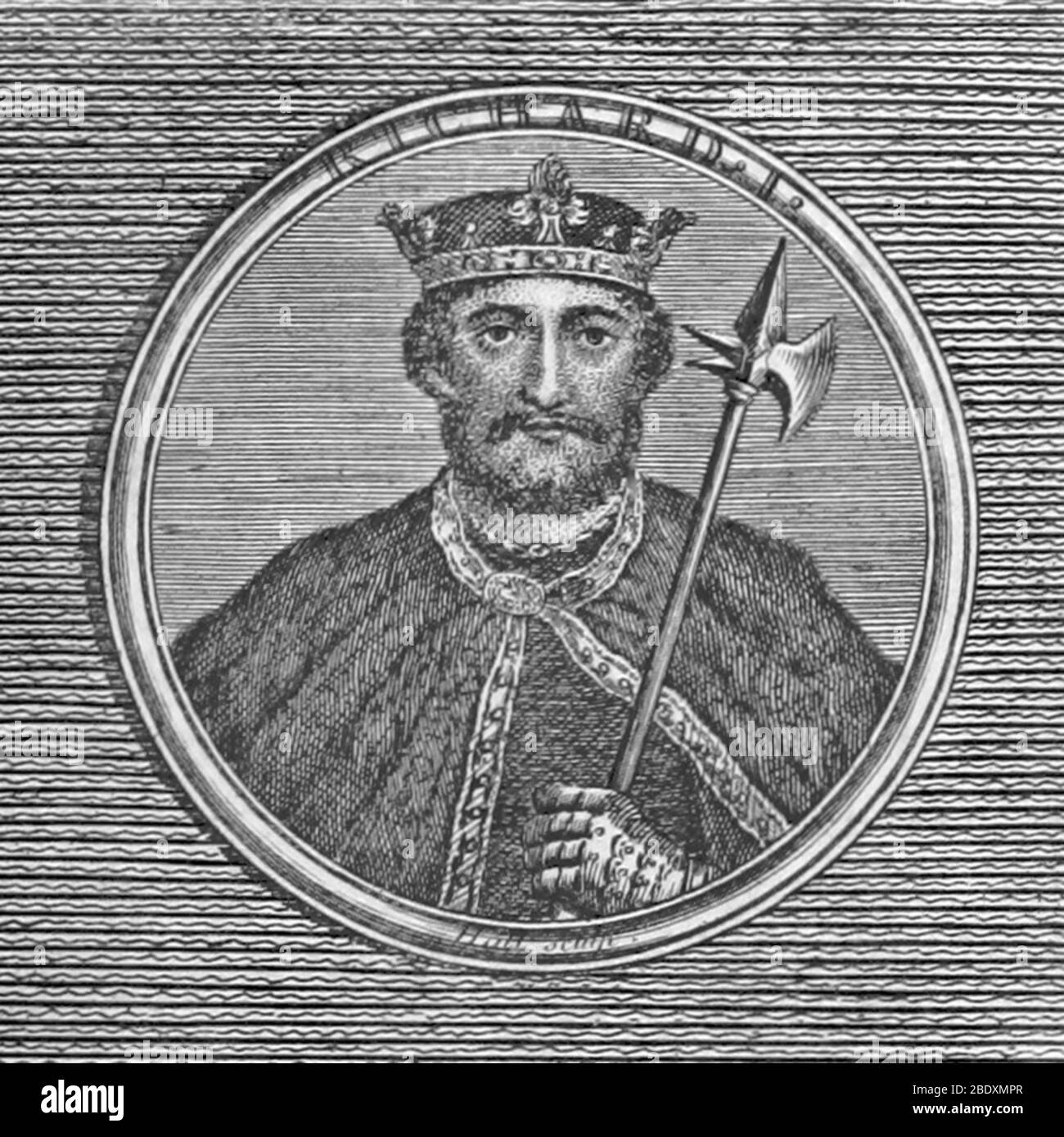 Richard I, King of England Stock Photo