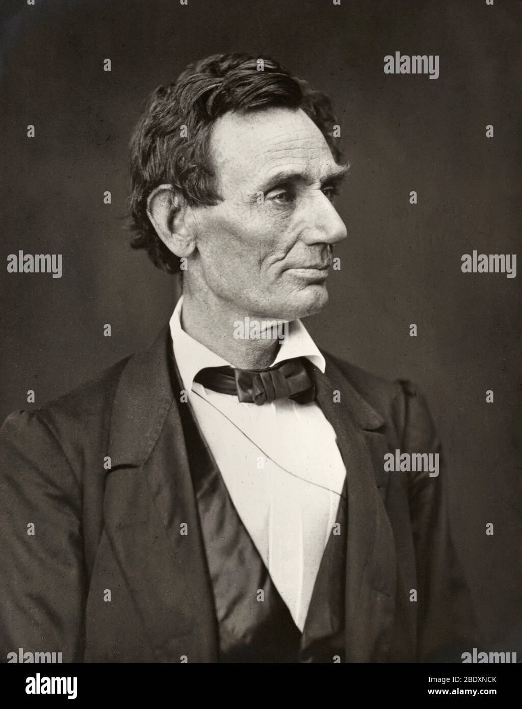 Abraham Lincoln, 1860 Stock Photo