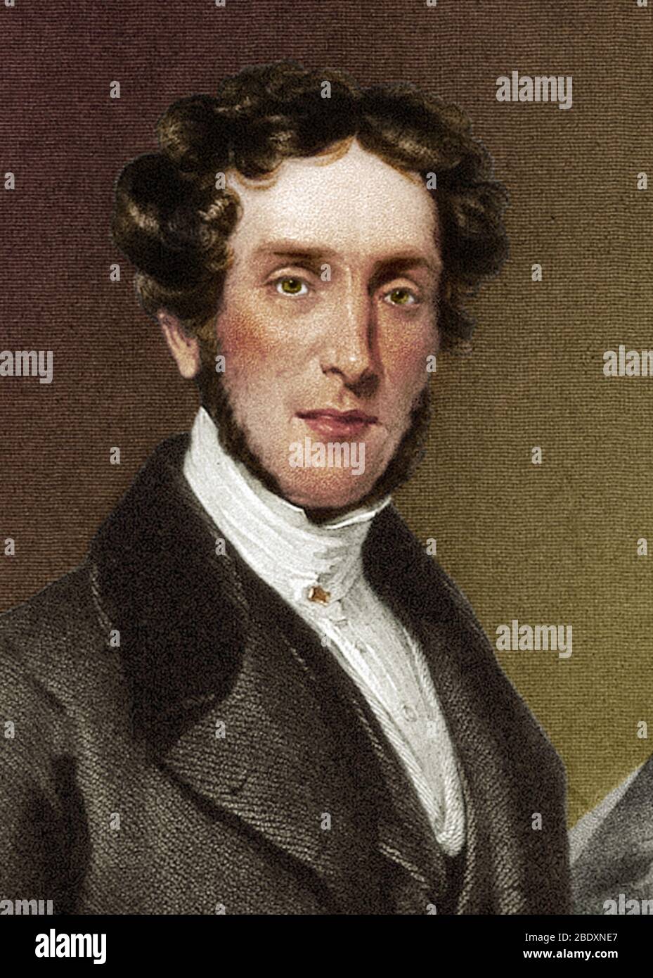 Gideon Mantell, Paleontologist Stock Photo