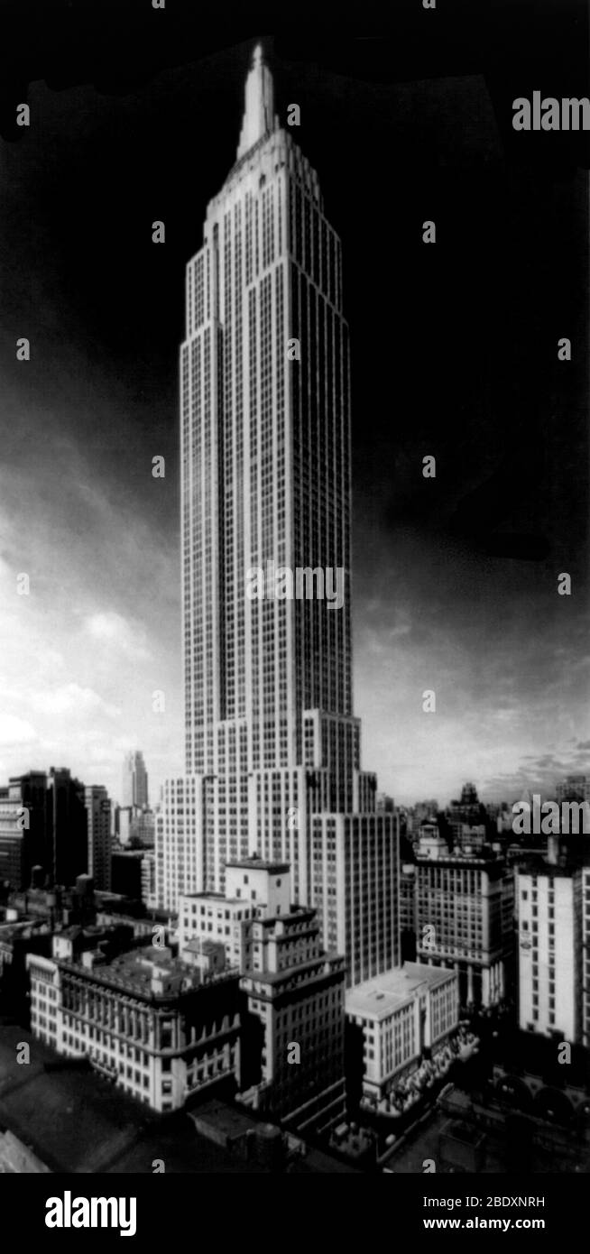 NYC, Empire State Building, 1931 Stock Photo