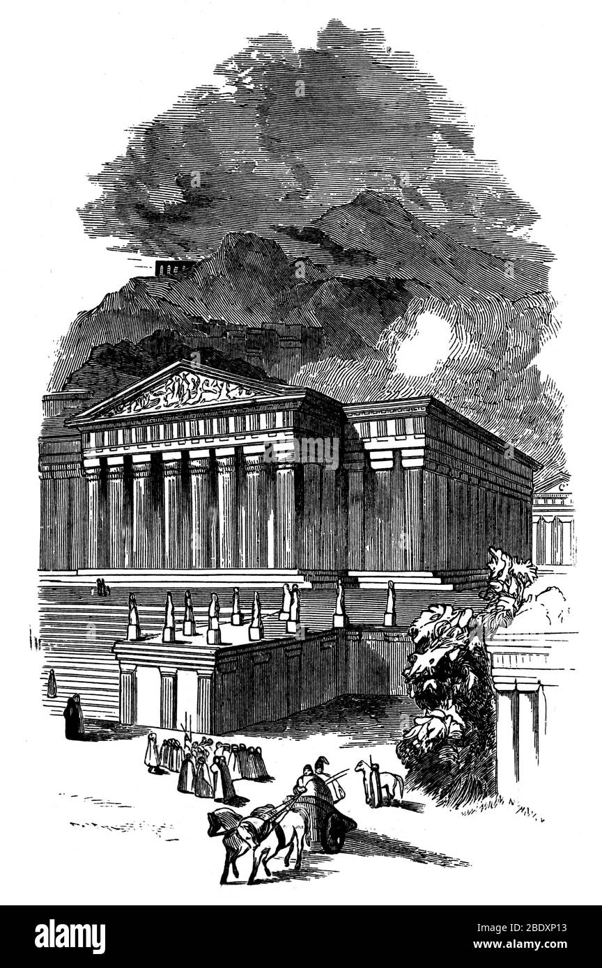 Wonders of the Ancient World, Temple of Artemis Stock Photo