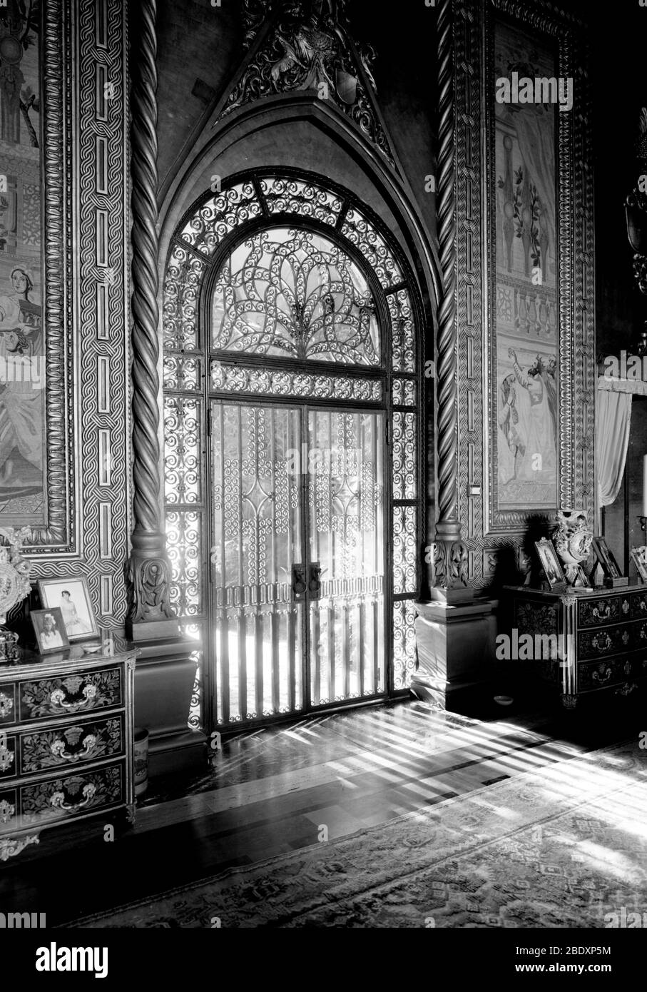 Mar-a-Lago, Wrought Iron D, 1967oor Stock Photo