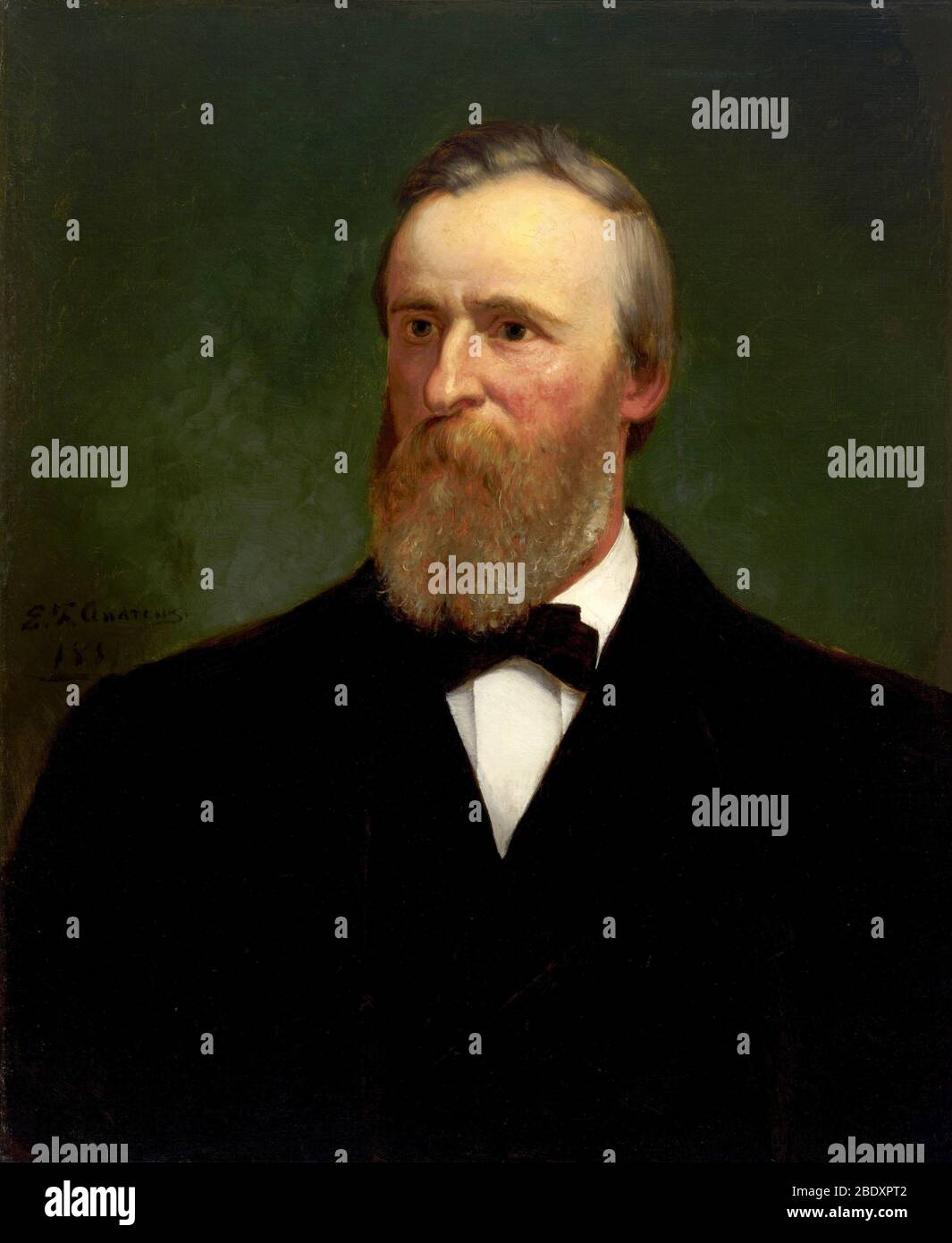 Rutherford B. Hayes, 19th US President Stock Photo