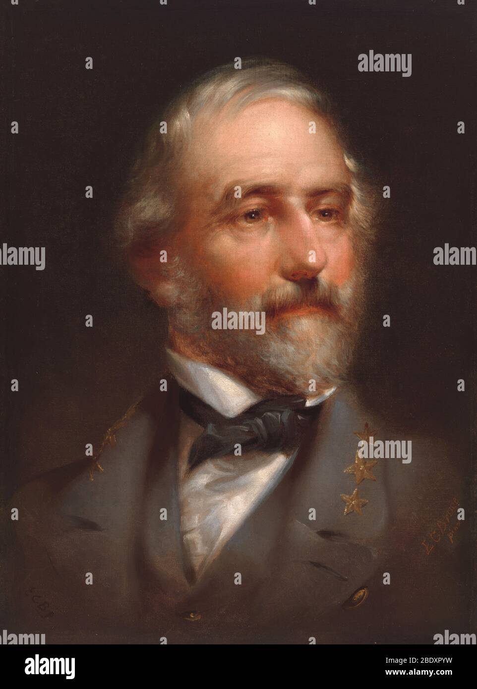 Robert E. Lee, Confederate Army Commander Stock Photo