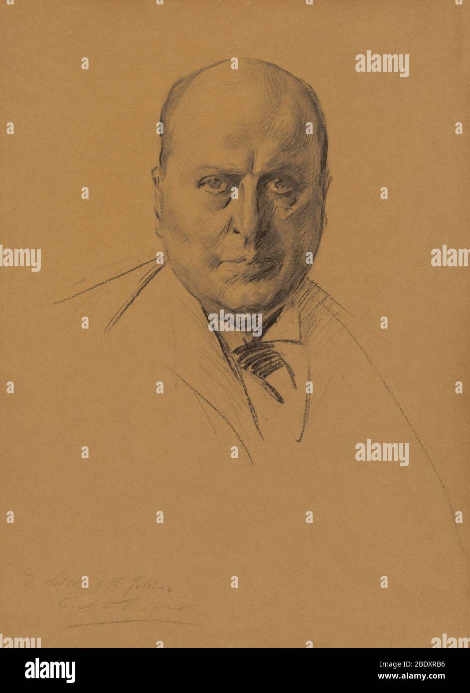 Henry James, American Author Stock Photo