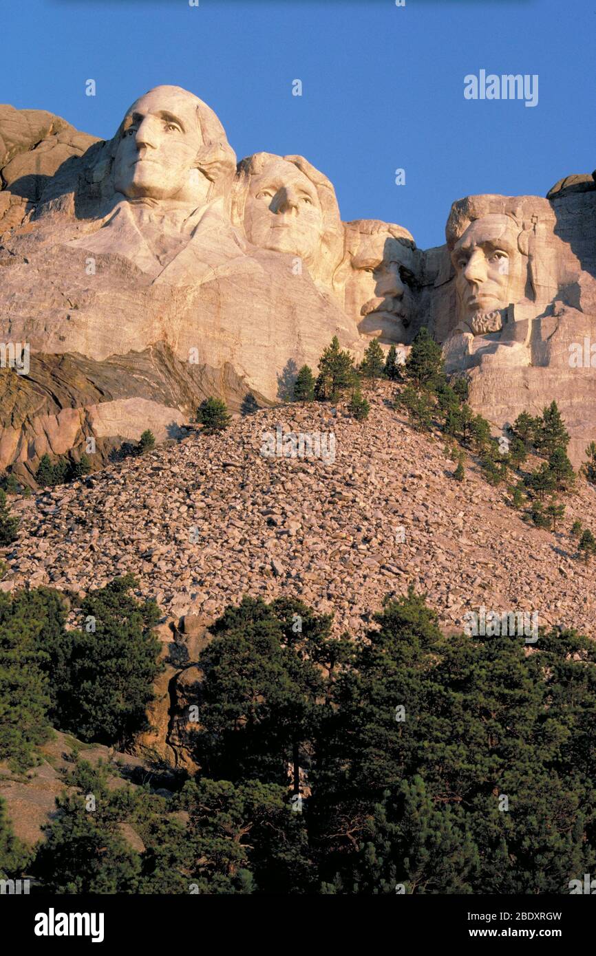 Mount Rushmore Stock Photo