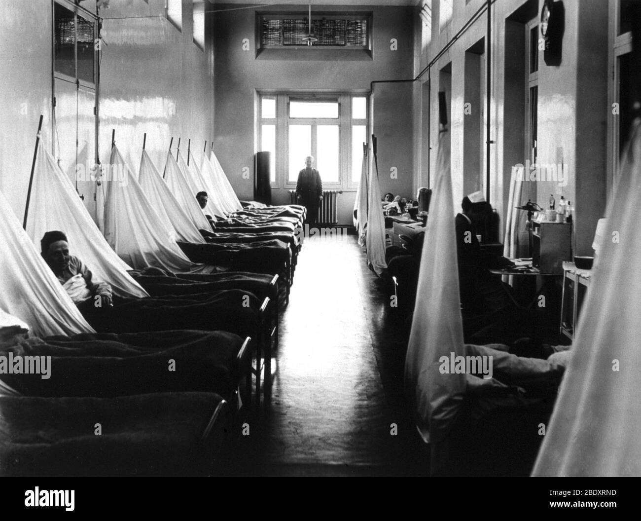 WWI, Spanish Flu Pandemic, 1918 Stock Photo