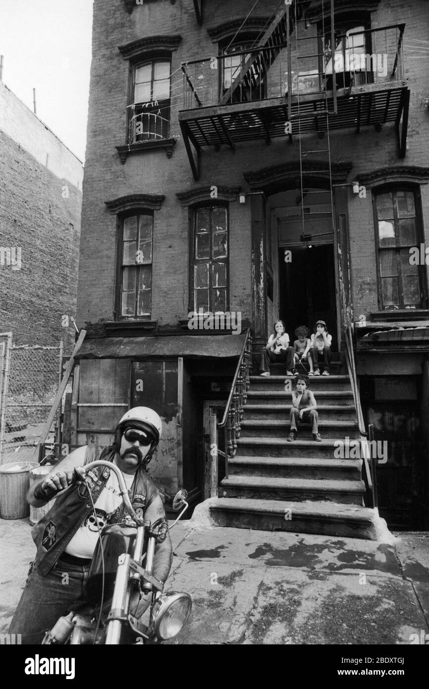 Lower East Side, New York, 1973 Stock Photo